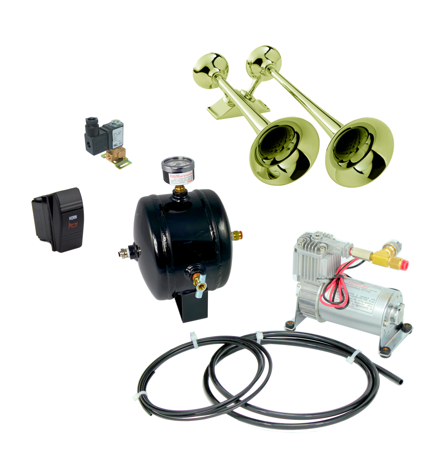 K-380 Complete Air Horn Kit