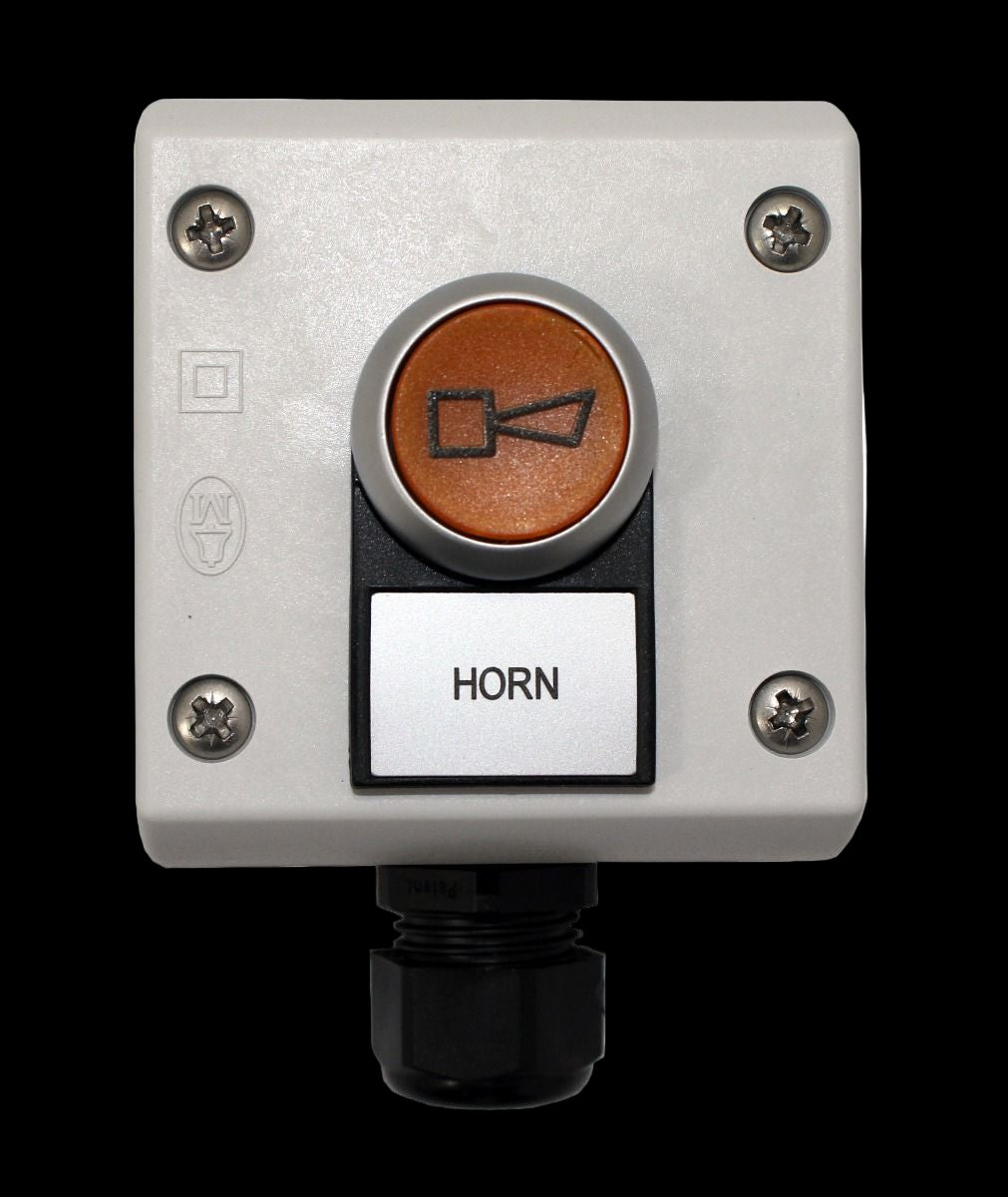 M-314C Illuminated Push Button, Horn, Bulkhead Mount