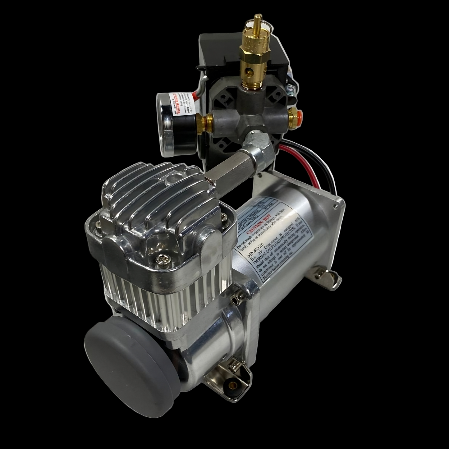 P569-01A 12 Volt Replacement Compressor Pump Assembly. Replaces pump assembly in P449-03, P449-09, P449-17 and P449-23 Kahlenberg Air Compressor Kits.