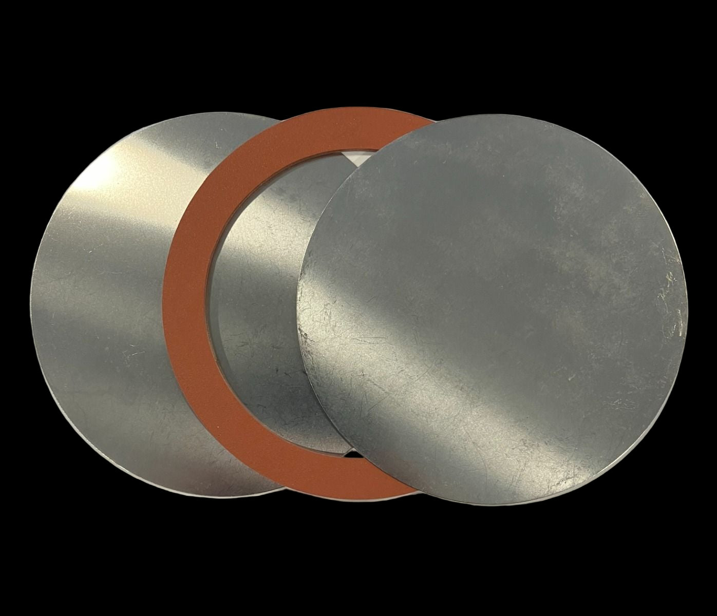 30111-30112 Diaphragm Kit, K-Horns, 5" diameter, including (2) 30111 stainless steel diaphragms and (1) 30112 cushion ring. (1 kit required for each horn body)