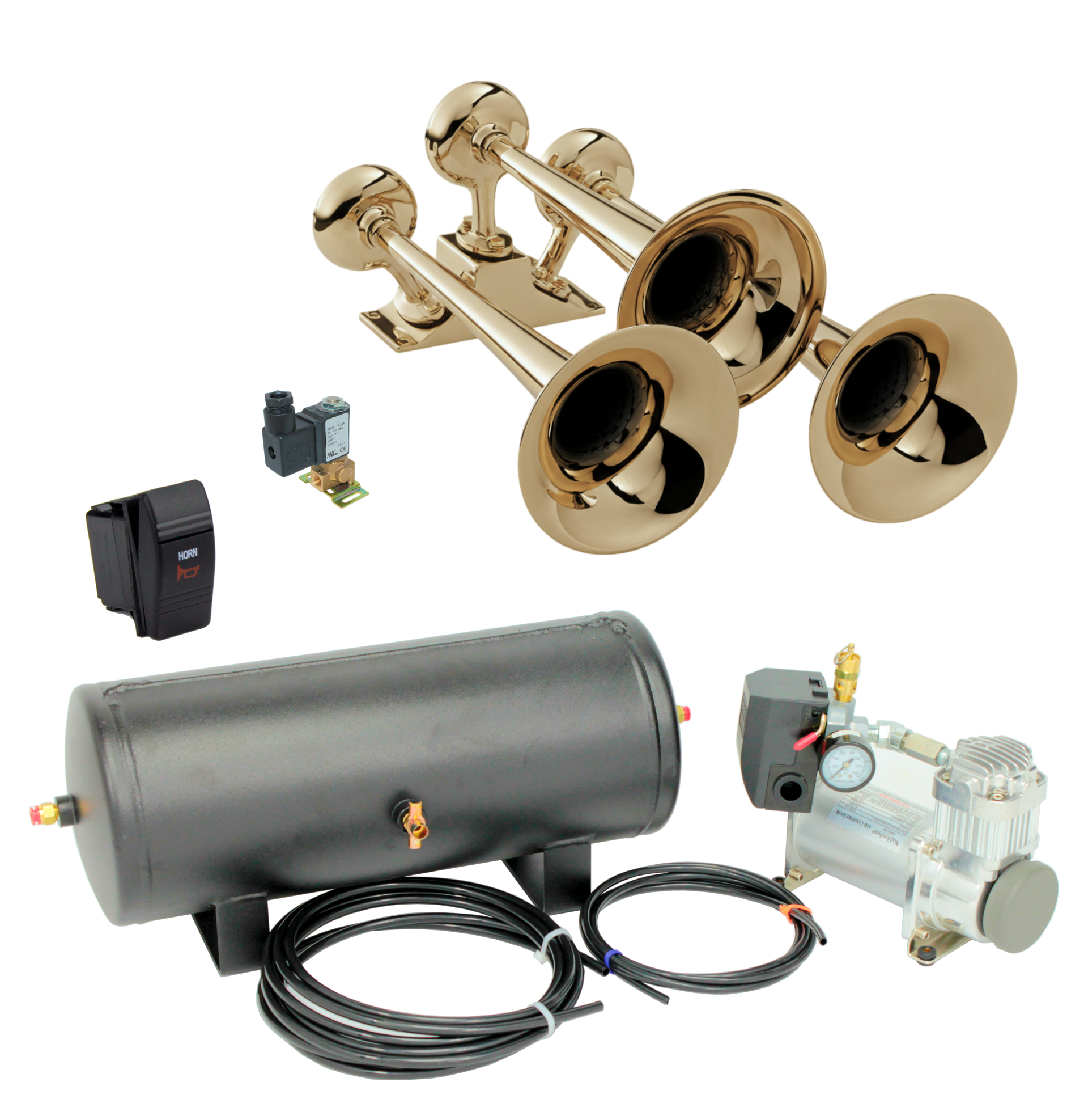 Tu/TuメロハーAOR T-3A Chrome Chimetone Air Horn – Kahlenberg Industries, Inc.