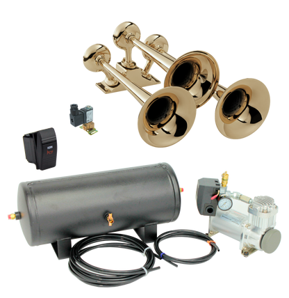 T-0A (Triple Zero Series) Complete Air Horn Kit