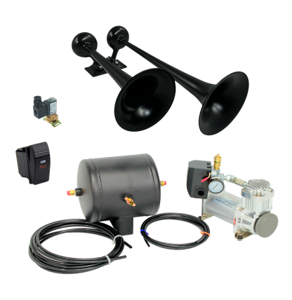 D-0A (Double Zero Series) Complete Air Horn Kit