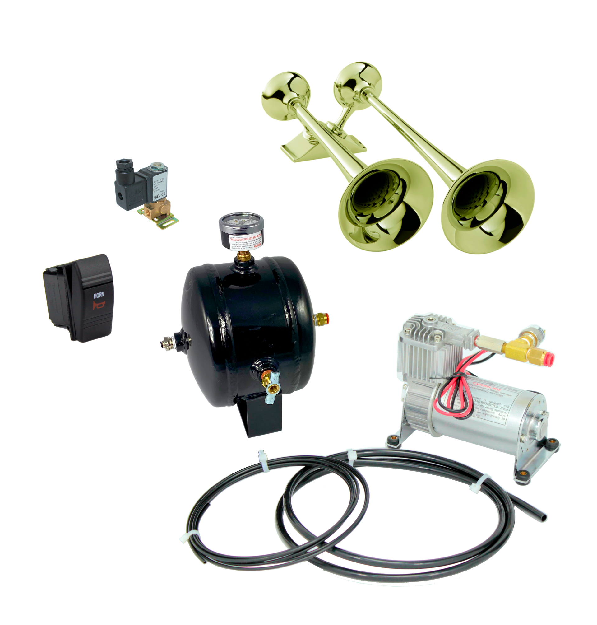 K-380 Complete Air Horn Kit – Kahlenberg Industries, Inc.