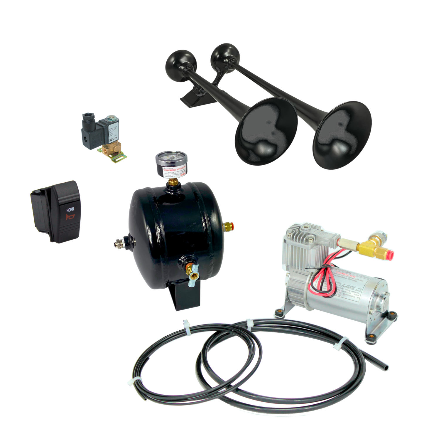 K-380 Complete Air Horn Kit