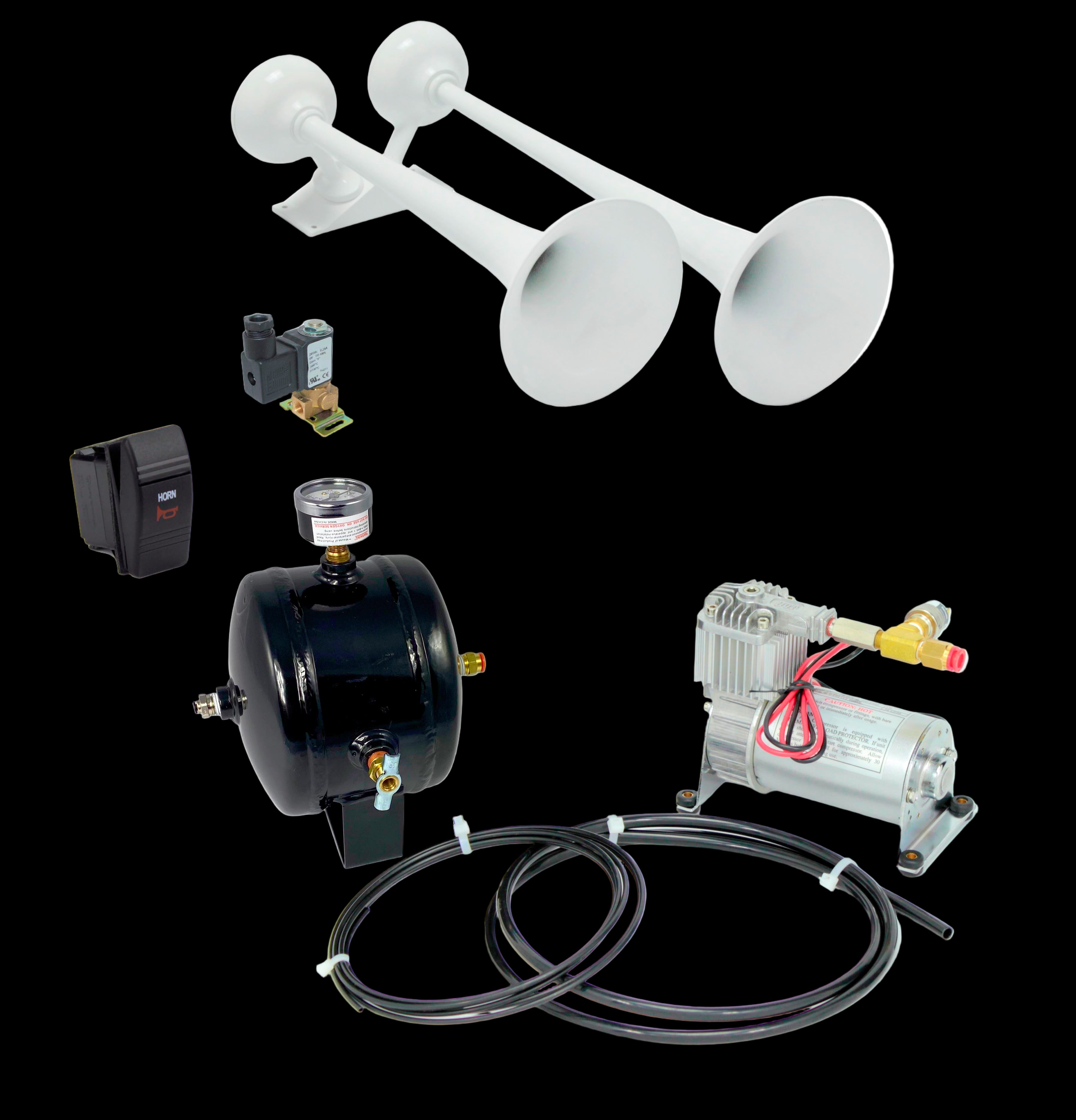 K-380 Complete Air Horn Kit – Kahlenberg Industries, Inc.