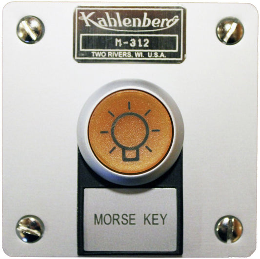 M-312 Illuminated Morse Key, Flush Mount