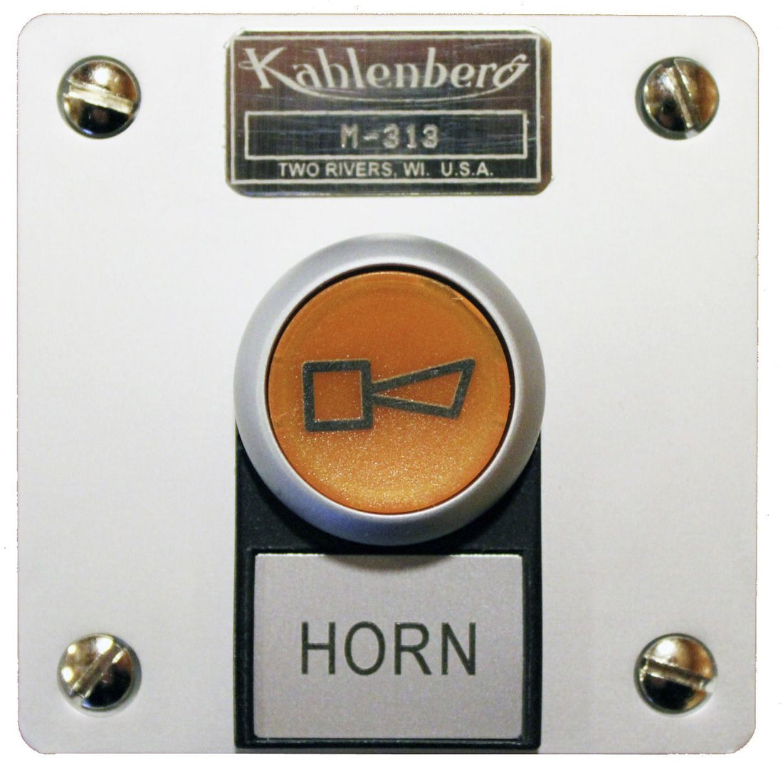 M-313 Illuminated Push Button, Horn, Flush Mount – Kahlenberg ...