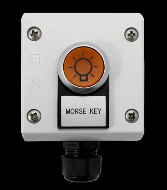 M-315 Illuminated Push Button, Morse Light, Bulkhead Mount