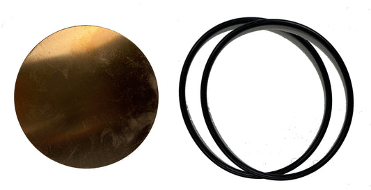 P028-09 Repair Kit, 1.985'' DIA. Diaphragm, K-460 AND K-380 AIR HORNS, Including (1) P028-09 Diaphragm, (2) P321-11 2'' O.D. O-Rings. ONE DIAPHRAGM KIT PER HORN BODY, Items 4 and 5, Per Dwg. 3-6454.