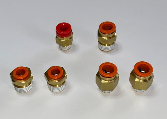 P449 Tube Fitting Kit, 1 complete set, replacement instant connect tube fittings for all P449 Series Compressor/Tank Kits used with Zero Series Air Horns.